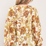 MARIGOLD VINE FABLE WOVEN TOP
