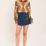 PAISLEY PALACE WOVEN TOP
