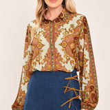 PAISLEY PALACE WOVEN TOP