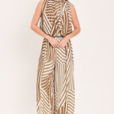 LATTE RIBBON RHAPSODY WOVEN TOP