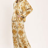 BAROQUE SUNSHINE WANDER WOVEN TOP