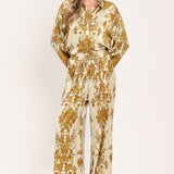 BAROQUE SUNSHINE WANDER WOVEN TOP