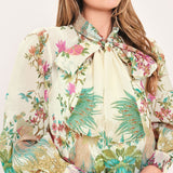 PARADISE PETAL WALTZ WOVEN TOP