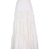 JULIETA SKIRT IN EMBROIDERY GARDEN OFF WHITE