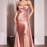 Ladivine KV1119 Dress Soft Satin Fit & Flare Gown
