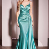 Ladivine KV1119 Dress Soft Satin Fit & Flare Gown