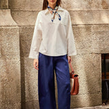 100% Linen Classic Ankle Pants ZOE