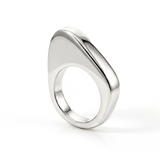 Luna Asymmetric Abstract Ring Gold