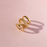 Daphne Baguette Tennis Ring