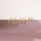 Medium Classic Clicker Hoop Earrings