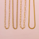 Viv Herringbone Chain Necklace