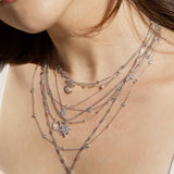 Monroe Crystal Strand Layered Necklace