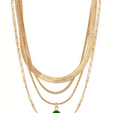 All the Chains Layered Necklace