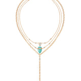 Turquoise Solstice Layered Necklace