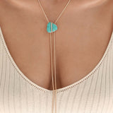 Turquoise Solstice Bolo Necklace