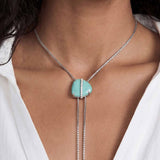 Turquoise Solstice Bolo Necklace