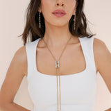 Crystalized Bolo Necklace