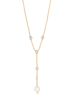 Dripping Crystal Lariat