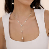 Dripping Crystal Lariat