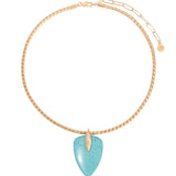 Turquoise Solstice Pendant Choker