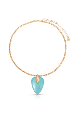 Turquoise Solstice Pendant Choker