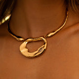 Molten Marquise Necklace