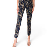 Krazy Larry P507 Pull on Ankle Pant - Navy Belts