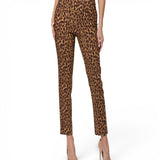 Krazy Larry P507 Ankle Pull on Pant - Brown Leopard