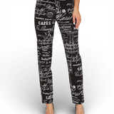 Krazy Larry P507 Pull on Pant - Black French News