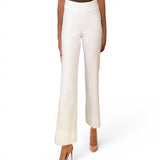 Krazy Larry P600 Pull on Wide Ankle Pant - White