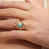 Turquoise Solstice Ring Stack