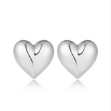 Heart Stud Earrings