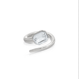 Emerald Deco Wrap Ring