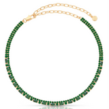 Dainty Crystal Strands Choker