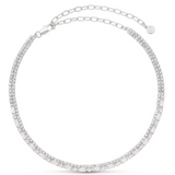 Dainty Crystal Strands Choker
