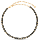 Dainty Crystal Strands Choker