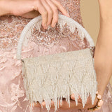 Silver Arm Candy Clutch Bag