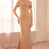 Ladivine Amoris T402 Dress Off the Shoulder Fitted Gown