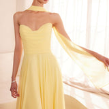 Ladivine Amoris T703 Dress Strapless A-Line Bridesmaid Gown