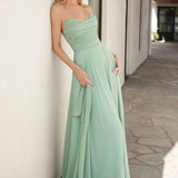 Ladivine Amoris T703 Dress Strapless A-Line Bridesmaid Gown