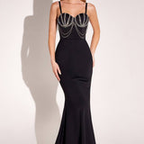 Ladivine Amoris T9003 Long Fitted Sweetheart Neck Evening Gown