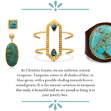 Peekaboo Earring - Turquoise