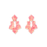 Michelle Statement Earrings - Pink Sugar