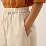 100% Linen Classic Ankle Pants ZOE