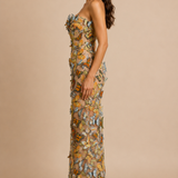 Papillon d'Or Embroidered Gown
