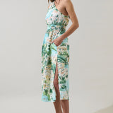 Portofino One Shoulder Midi Dress