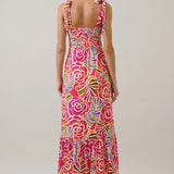 Palm Beach Bloom Midi Dress