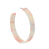 Ashley Mega Hoop Earrings - Sugar Plum