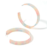 Ashley Mega Hoop Earrings - Sugar Plum