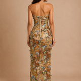 Papillon d'Or Embroidered Gown